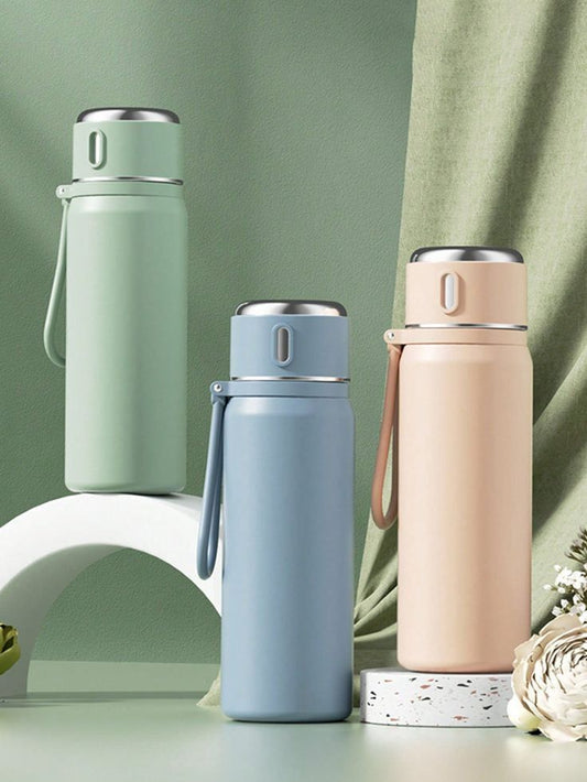 Smart LED Temperature Display Thermos Bottle – Stainless Steel Vacuum Flask | Hot & Cold Insulated Water Bottle for Travel, Office, Gym – 500ml